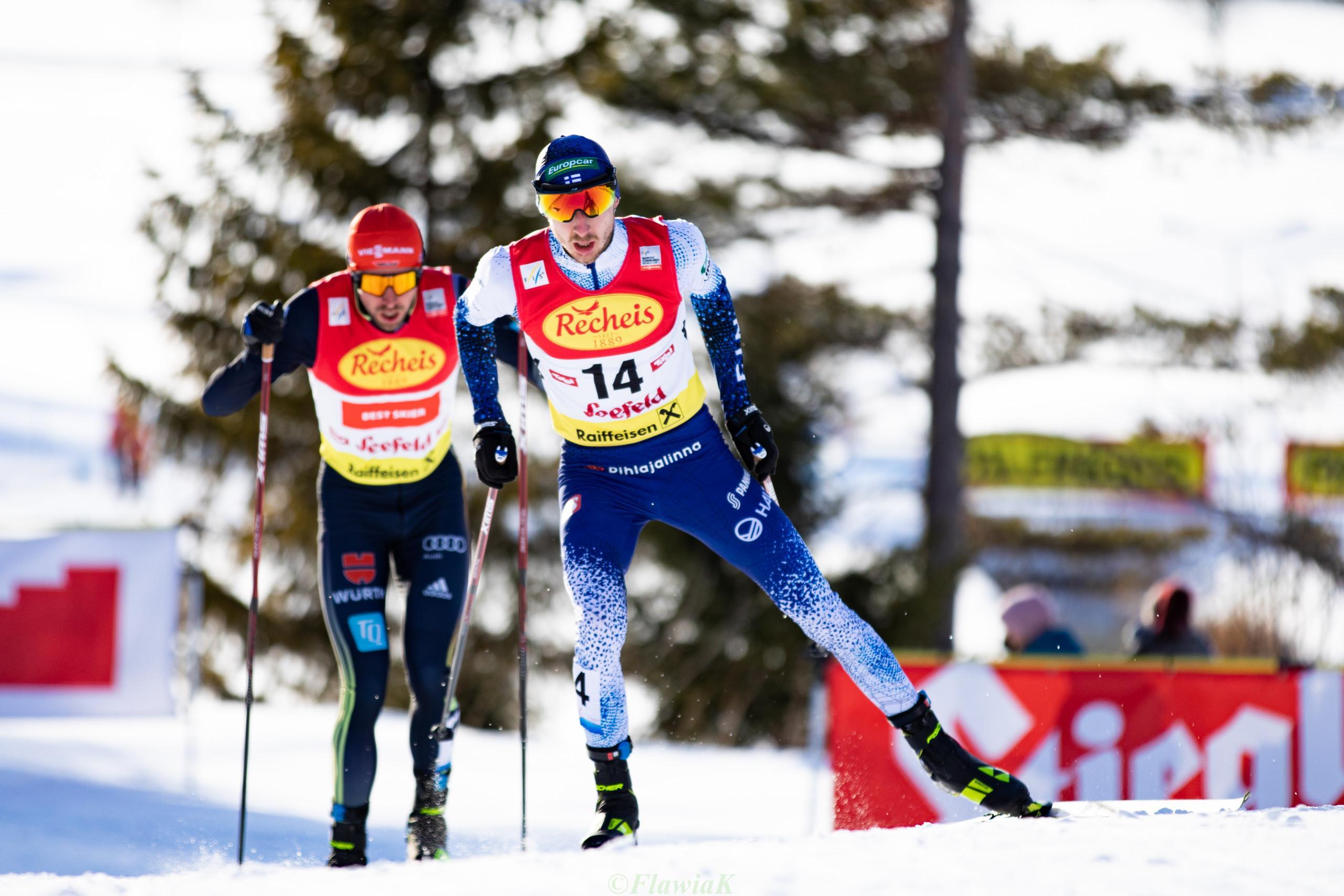 Ilkka Herola kuukauden kilpailutauon jälkeen seitsemänneksi Seefeld triplan  ensimmäisessä osakilpailussa - Suomen Hiihtoliitto